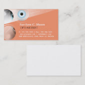 Optometriker-Optometrie mustert Visitenkarte (Vorne/Hinten)