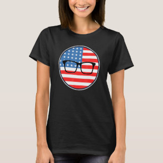 Optometriker Optometrie Optometrie Optiker Flag 4 T-Shirt