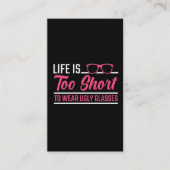 Optometriker Optometriker Spaß Augenarzt Visitenkarte (Vorderseite)