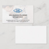 Optometriker | Phoropter | Augensymbol Visitenkarte (Vorne/Hinten)