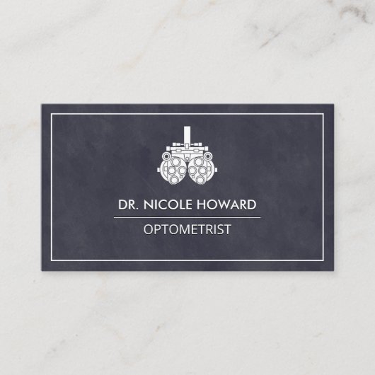Optometriker | Phoropter Visitenkarte (Vorderseite)