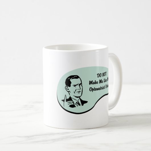 Optometriker-Stimme Kaffeetasse (VorderseiteRechts)