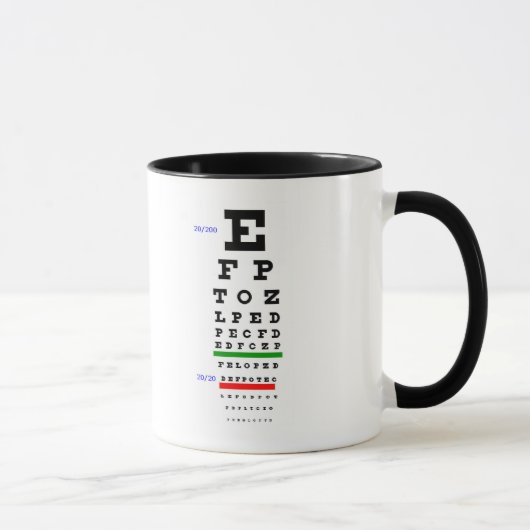 Optometriker Tasse (Rechts)