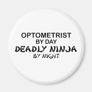 Optometriker Tote Ninja durch Nacht Magnet
