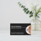 Optometriker und Augenspezialist Vision Care Visitenkarte (Stehend Vorderseite)