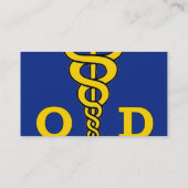 Optometriker Visitenkarte (Rückseite)