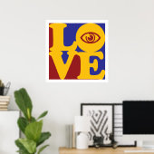 Optometrische Liebe Poster (Heimbüro)