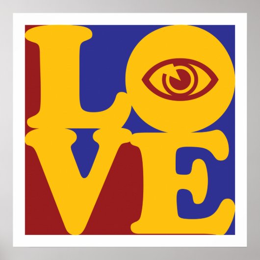 Optometrische Liebe Poster (Vorne)