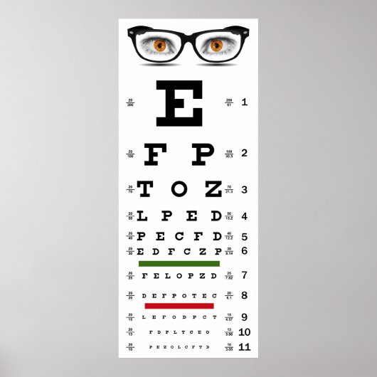 OPTOMETRISCHE VISIONESTEUERUNG POSTER (Vorne)