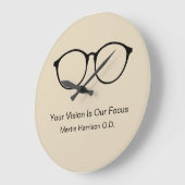 Optometrisches Büro Warte Zimmeruhren Große Wanduhr (Winkel)