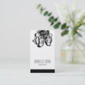 Optometrist Business Card Visitenkarte (Stehend Vorderseite)