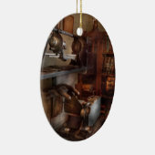 Optometrist - Das Linsengerät Keramik Ornament (Rechts)