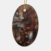 Optometrist - Das Linsengerät Keramik Ornament (Links)