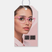 Optometrist Eyeware Business Barcode Preis-Tag Geschenkanhänger (Rückseite)