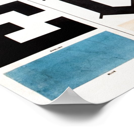 OPTOMETRIST MULTICULTURAL EYE TEST CHART 1907 POSTER (Ecke)