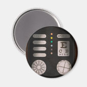 Optometrist - Optische Verwirrtheit Magnet (Vorderseite/Rückseite)