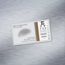 Optometristen Business Card Magnet