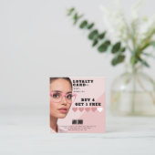 Optometristik Eyewear Business Treuekarte (Stehend Vorderseite)