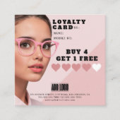 Optometristik Eyewear Business Treuekarte (Vorderseite)