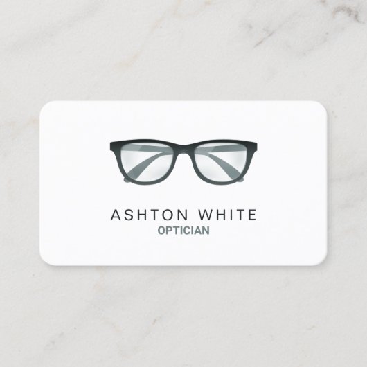 Optometristin Custom QR Visitenkarte (Vorderseite)