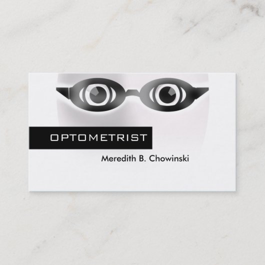 Optometristin Eye Care Specialist Visitenkarte (Vorderseite)