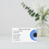 Optometristin Sehhilfe Visitenkarte (Stehend Vorderseite)