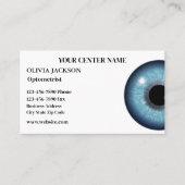 Optometristin Sehhilfe Visitenkarte (Vorderseite)