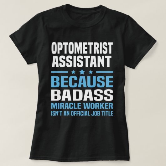 Optometristin T-Shirt (Design vorne)