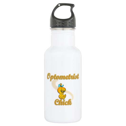 Optometristin Trinkflasche (Vorderseite)