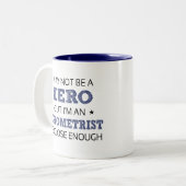 Optometristin Zweifarbige Tasse (Vorderseite Links)