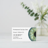 Optometristische Berufliche Visitenkarten Visitenkarte (Stehend Vorderseite)