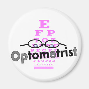 Optometristische Geschenke, Brillen und Augendiagr Magnet