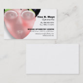 Optometristische Optometrie Eyecare Visitenkarte (Vorne/Hinten)