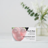 Optometristische Optometrie Eyecare Visitenkarte (Stehend Vorderseite)