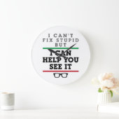 Optometristische Optometrie Ophthalmologie Siehe S Große Wanduhr (Zuhause)