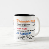 Optometristische Suche - Tasse (VorderseiteRechts)