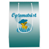 Optometristisches Mädchen Nr. 3 Mittlere Geschenktüte (Rückseite)