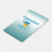 Optometristisches Mädchen Nr. 3 Post-it Klebezettel (angewinkelt)