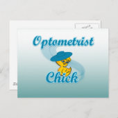 Optometristisches Mädchen Nr. 3 Postkarte (Vorne/Hinten)