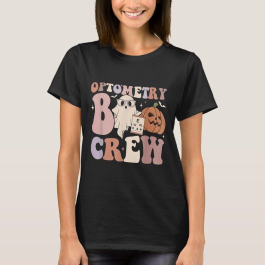 Optometry Crew Optometry Boo Crew Halloween Optici T-Shirt (Vorderseite)