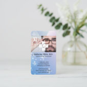 Optometry | Eye Chart Visual | Doctor Visitenkarte (Stehend Vorderseite)