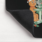 Optometry Gingerbread Christmas Optician Sight Squ Mousepad (Ecke)