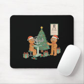 Optometry Gingerbread Christmas Optician Sight Squ Mousepad (Mit Mouse)