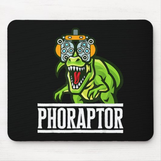 Optometry Machine Phoropter Funny Optometrist Phor Mousepad (Vorne)