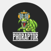 Optometry Machine Phoropter Funny Optometrist Phor Runder Aufkleber (Vorderseite)