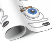 OPTOMITRIST EYE GESCHENKPAPIER (Rolleneckpunkt)