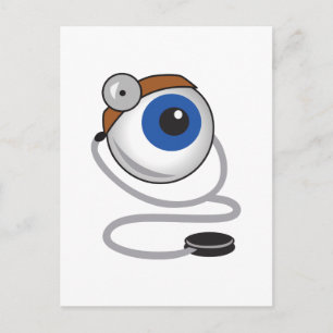 OPTOMITRIST EYE POSTKARTE