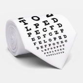 Optotipos - Seh Scharfsinn Krawatte (Gerollt)