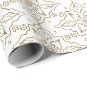 Opulence Holiday Gift Wrap Geschenkpapier (Rolleneckpunkt)