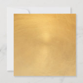 Opulence Minivites Gold Birthday Invitation (Rückseite)